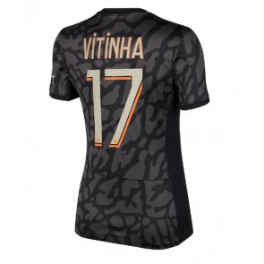 Paris Saint-Germain Vitinha Ferreira #17 Replika Tredjetrøje Dame 2023-24 Kortærmet